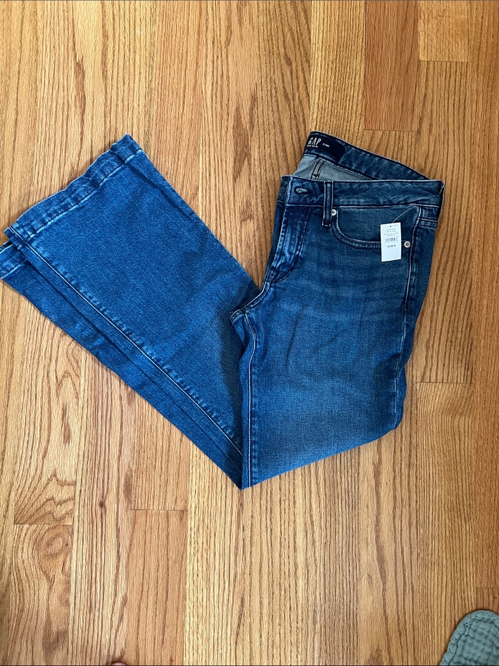 GAP Women's Dark Blue Flare Jeans